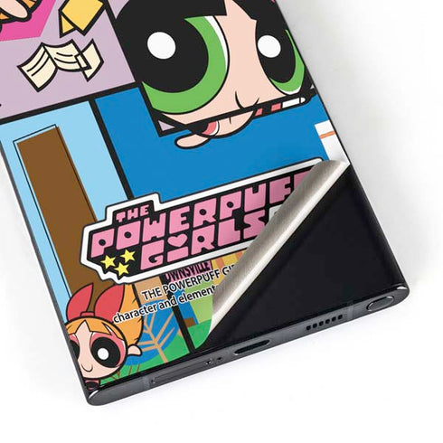 Cartoon Network Powerpuff Girls Patches Galaxy S25 Ultra Skin